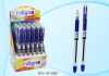 Масляная ручка Digno Topwriter 10128 синяя с грип 1\24