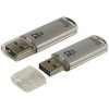 Флэш диск USB Smart buy 32gb V-Cut металл сереб.