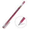 Гелевая ручка с блестками Crown красная
