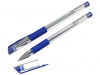 Гелевая ручка Clip Studio синяя резин. упор 614-003, Legend 0652  1/50/100