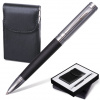 Подарочный набор Galant ручка визитница кожа 141371 черный