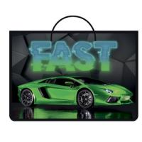 Папка для тетрадей А4 ручки шнур ПМ-А4-35 мальч. "быстрый"