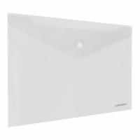 Папка конверт А4 с кнопкой плотная 300мк Devente прозрачная 3079570