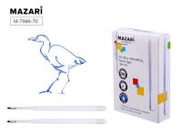 Шарик. стержень объем. пластик 98мм Mazari 7946 синий 1/50