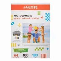 Фотобумага А4 180г глянец 100л Devente 2042901