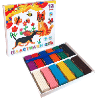 Пластилин 12цв deVente 240г 8042417 1/16