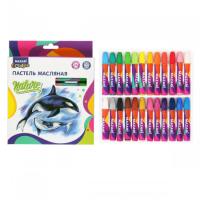 Масляная пастель 24цв 6-гран картон Mazai 7102-24 1/36