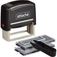 Штамп самонаборный 6-строч. 70х32мм Attache 1766853