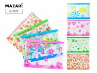 Папка конверт А4 с кнопкой Mazari цветы 2526