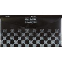 Папка конверт Travel 260х140 кнопка DeVente Black Collection 3071339/3071340, 1/12
