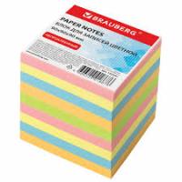 Блок для записей 90х90х90 5- цвет. Brauberg 122341 1/12