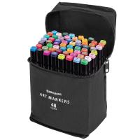 Набор маркеров 2-стор для скетча 48цв Brauberg 152231 