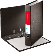 Папка регистратор А3 вертикал PVC двусторон. Devente 3092800 черная