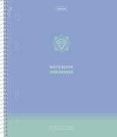 Книга д\зап А5 120л Хатбер гребень 4цв разделители soft touch "Сила в деталях 33994