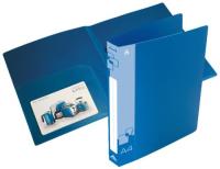 Папка 2 кольца пластик 1мм. 25мм торец карман 3302 1\80