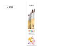 Набор кистей 6шт белка 1-6 Mazari 5130, Attomex 8072726 8072118 1/12/50