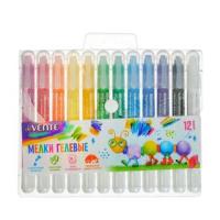 Гелевые акварельные мелки с поворот.мех. 12цв DeVente 8081901