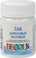 Лак акриловый 50мл матовый Декола Невская палитра, 5828921