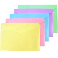 Папка конверт А5 с кнопкой Devente 180мк  ассорти пастель 3071342 1/10