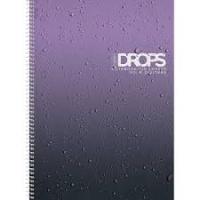 Книга д\зап А4 120л Хатбер гребень разделители 32219 Drops