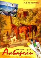 Папка для акварели А2 10л 200г Проф 4583 5807 1/10