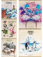 Тетрадь 48л Проф Collezione тиснение "различные рисунки 0845