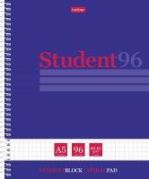 Тетрадь А4 96л гребень Хатбер "Студенту синяя 29868, Viva Magenta  29869 1/24