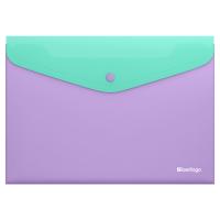 Папка конверт А4 на кнопке Berlingo Haze A4922 4924