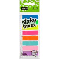 Набор закладок пластик Attache 45х12мм 8цв 383731 1/