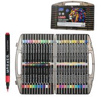 Набор маркеров акриловых - кисточек Mazari 48цв 15231-48