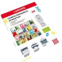 Этикетки бумага самоклеящаяся 1 эт  А4 неон зеленая 50л deVente 2060501