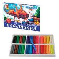Пластилин 24цв Луч восковой Фантазия 25с1525 классич и флуоресц цв 1/9