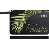 Еженедельник 95х155 2024г deVente Tropicana черный рез 2239436