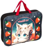 Папка с ручками школьная А4 расширение 7см Attomex Cat 8056580