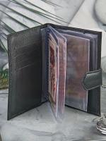 Бумажник водителя с кнопкой визитницей Barez 1230