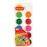 Краски аквар. 12цв ГАММА Мультики 211046-12 пласт.уп. 1/18