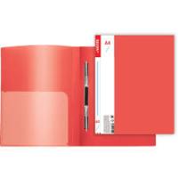 Папка пласт. скоросшиватель deVente 600мк внутр карман красная 3111705 1/