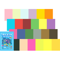 Цв. бумага А4 2-ст. 24цв тониров. Devente 8114901 в папке 1/40