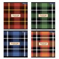 Тетрадь 36л Alingar "шотландка 7922, орнамент 9545, 5939 обл. картон 1/72