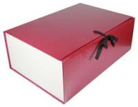 Короб архивный бумвинил 120мм на завязках КРБ4120 бордовый 1/25