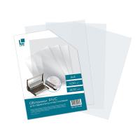Обложка для переплета А4 PVC пластик 180мк прозрачная безцвет. Devente 4121503 уп/100шт