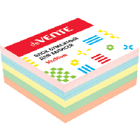 Блок для записей 90х90х50 5 цвет. Devente 2012800, Mazari 16733 1/24