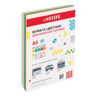 Бумага офисная А4 100л 10цв deVente 2072201/2072258, 5 интенсивных и 5 пастельных цветов 1/20