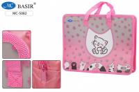 Папка с ручками школьная А4 шир.8см МС-5082-5 "Лапки" 