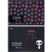 Альбом для рис. 32л гребень School Panda 1793805 1/2/40