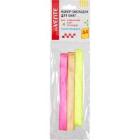 Закладки-ляссе самокл. А4 DeVene 3широк. ленты 12х400 неон 8065915 1/