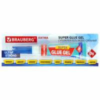 Клей супер Brauberg 3г гель 608103 ультрапрочный 1/12