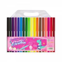 Фломастеры 18цв Yalong ПВХ блистер 221803-18