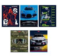 Тетрадь 48л Хатбер 3D лак "В движении" мальч. 1/100