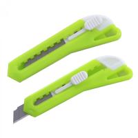 Нож канц. малый 9мм Alingar  667 неон, отрезной блистер 